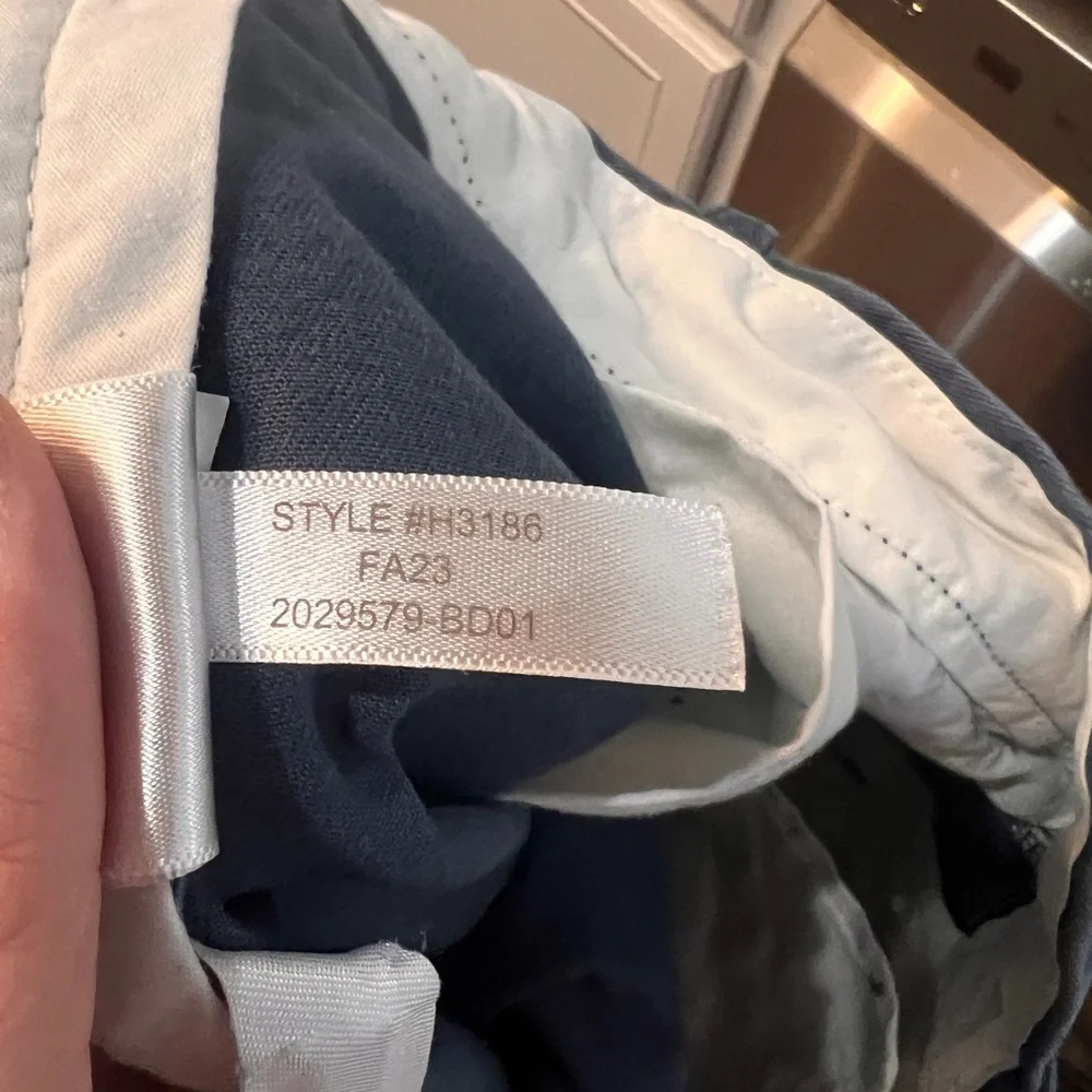 J. Crew Flex Straight Leg Chino Pants Size 35x32 Gray Business Casual Workwear